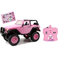 Los mejores  - Dickie Toys Coche teledirigido Jeep Wrangler RC SUV Girlmazing- Coche teledirigido con 2 Canales- 2-4 GHz- Turbo…